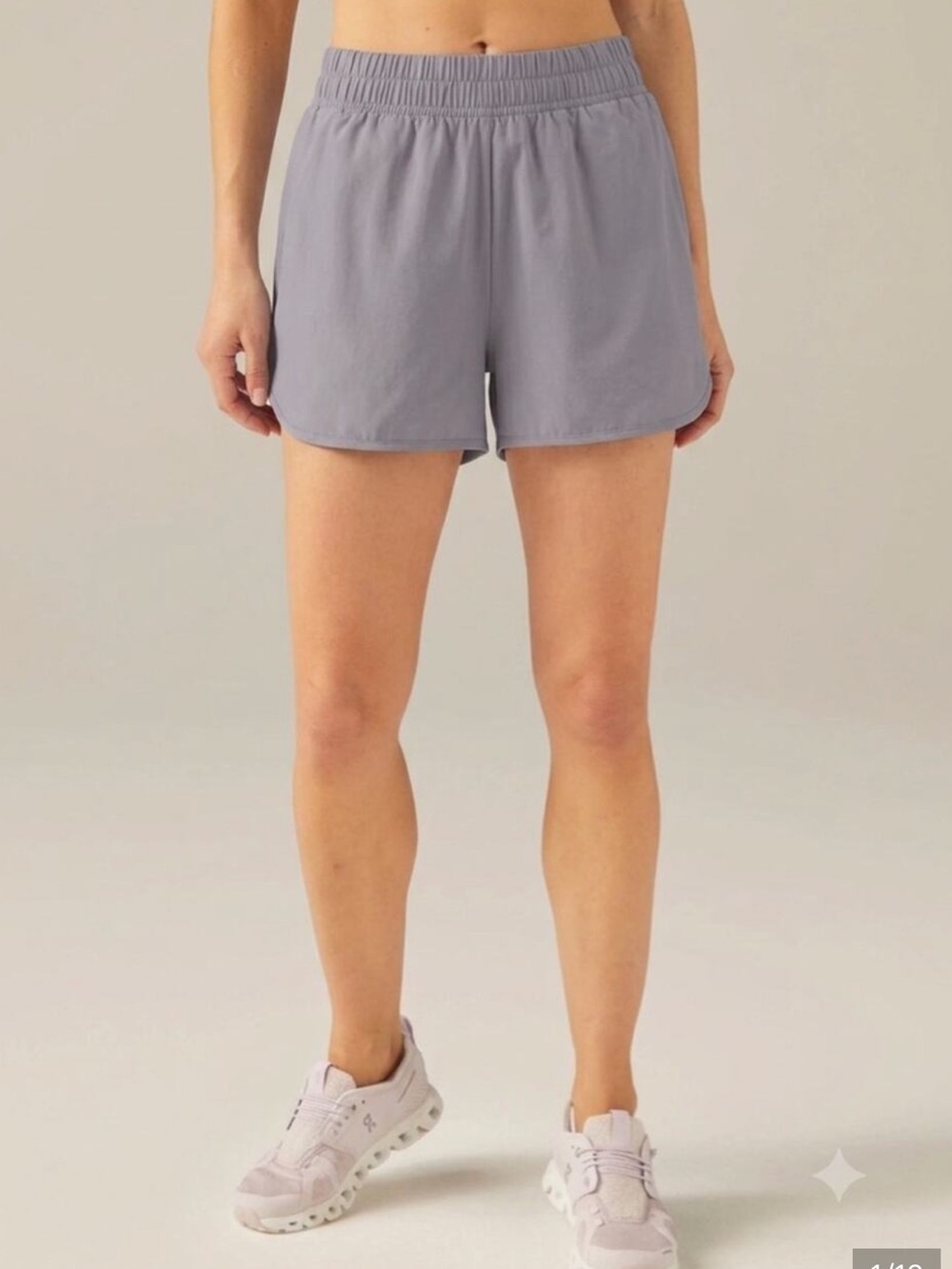 Stretch Woven In Stride Lined Short - Cloud Gray / M